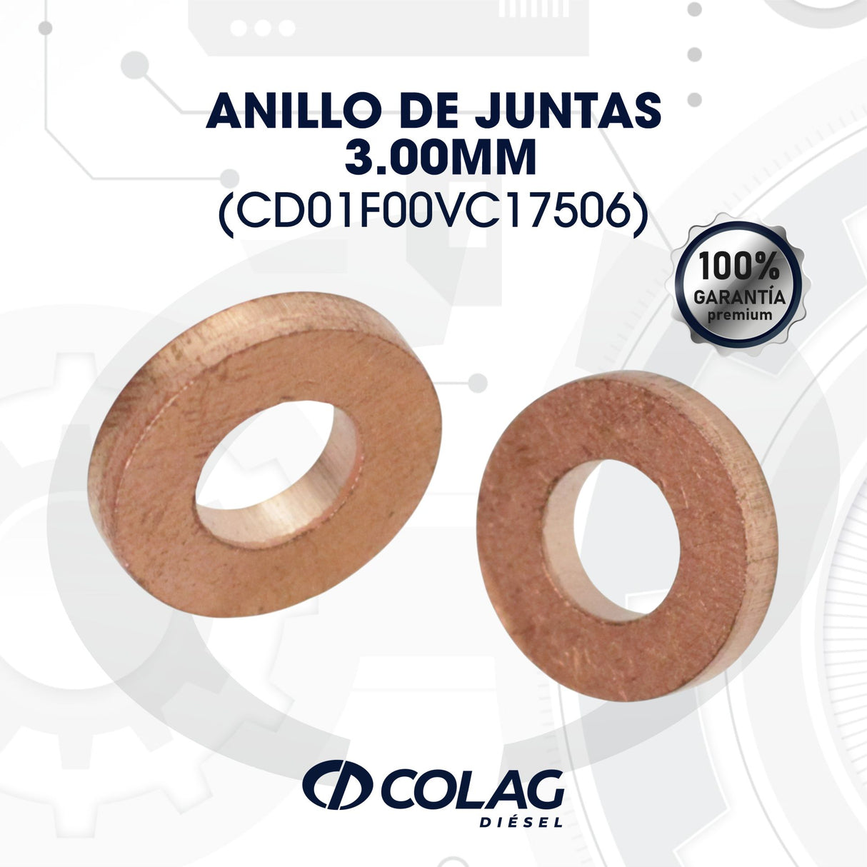 ANILLO DE JUNTAS 3.00MM