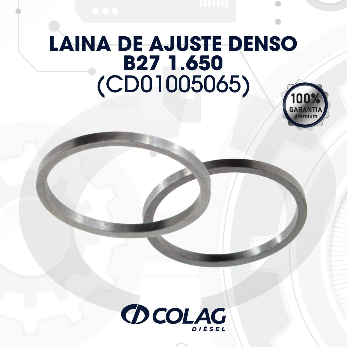 LAINA DE AJUSTE DENSO B27 1.650