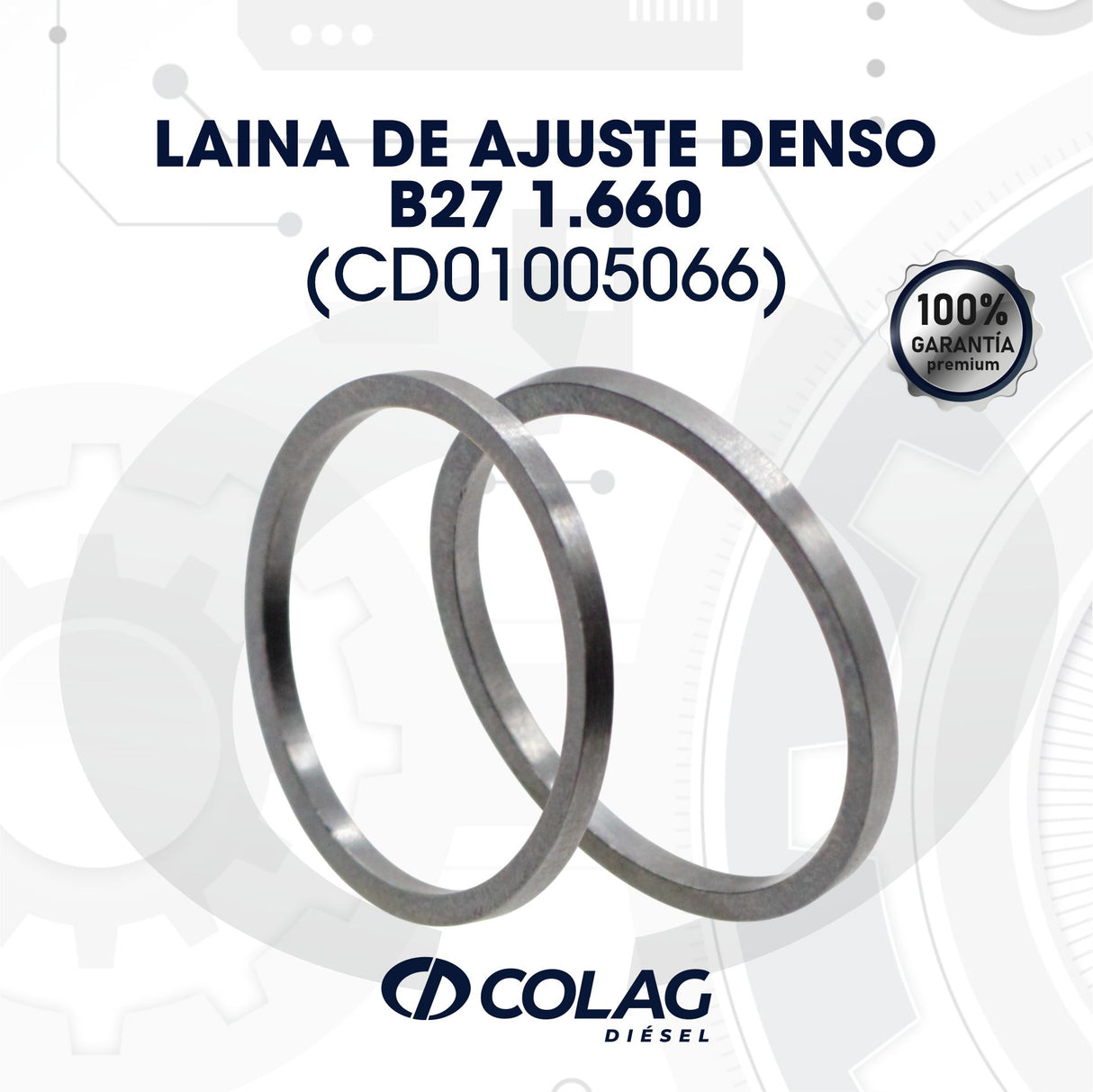 LAINA DE AJUSTE DENSO B27 1.660