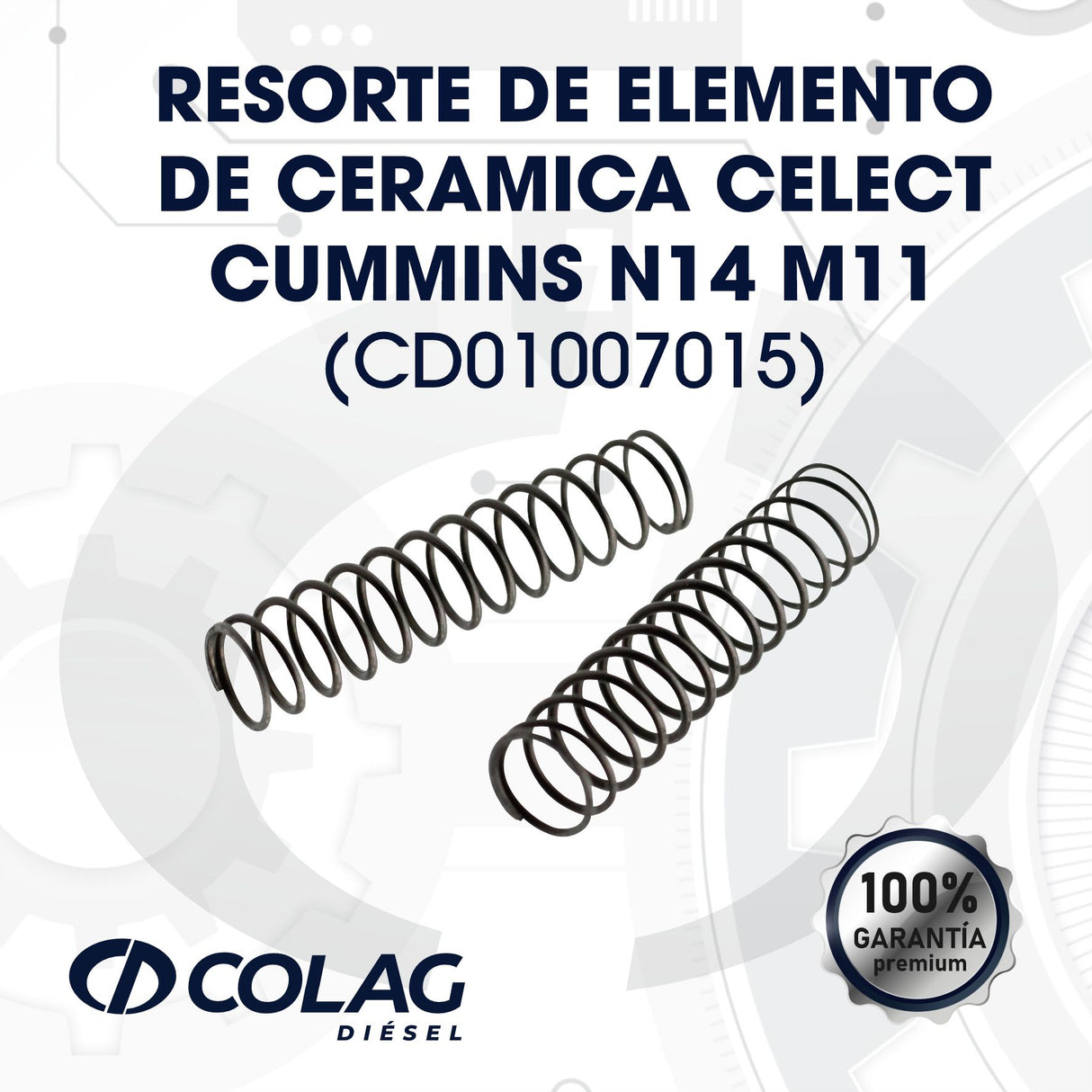RESORTE D ELEMENTO CERAMICA N14,M11