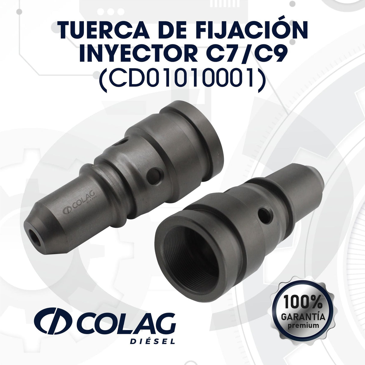 TUERCA DE FIJACIÓN INYECTOR C7/C9