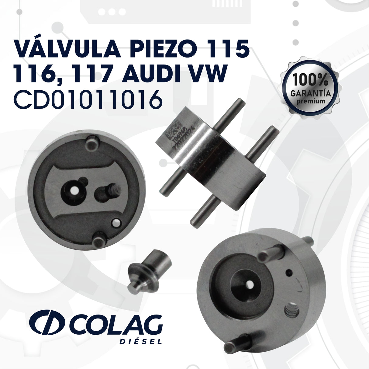 VÁLVULA PIEZO 115, 116, 117 AUDI , VW