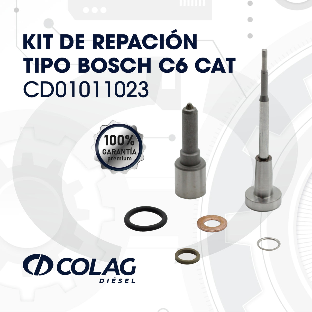 KIT DE REPARACIÓN TIPO BOSCH CAT C6
