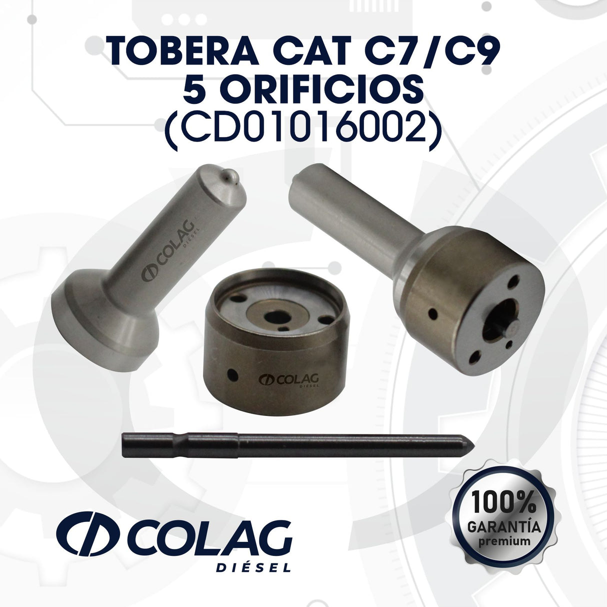 TOBERA CAT C7/C9 5 ORIFICIOS (8062)