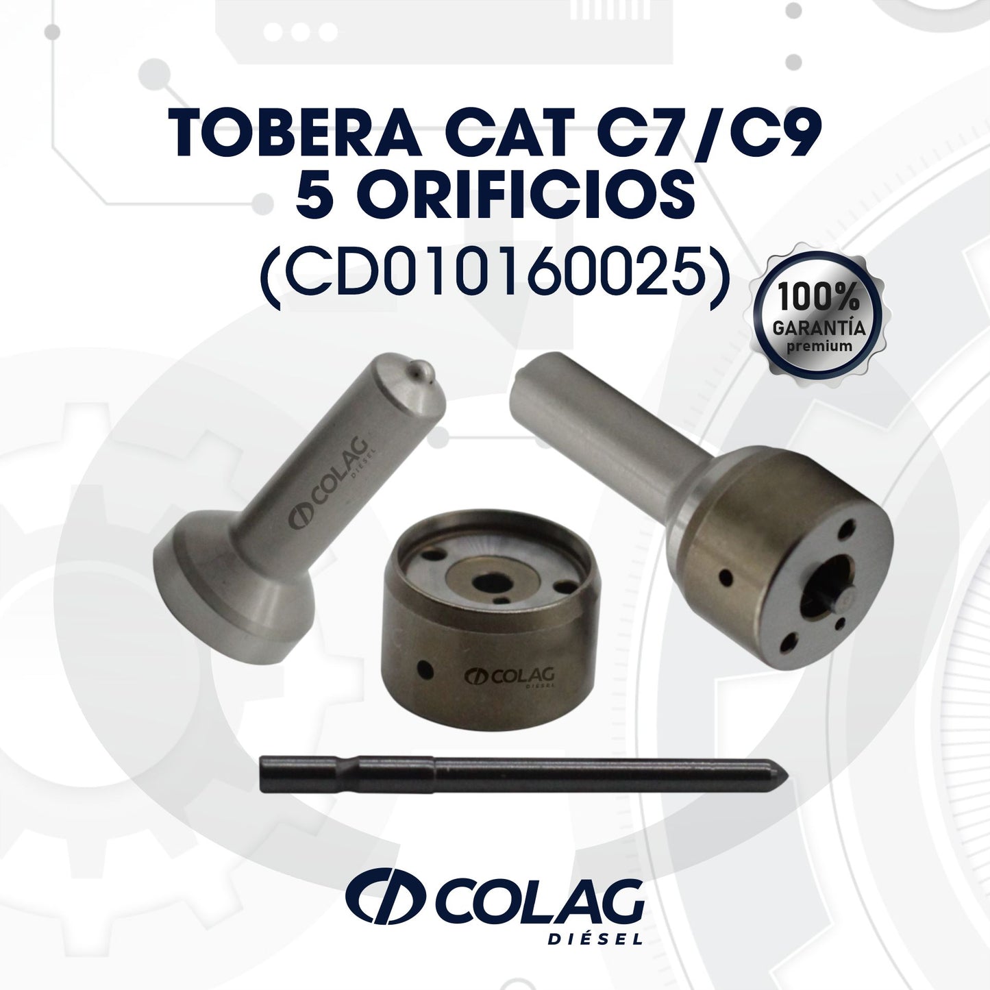 TOBERA CAT C7/C9 5 ORIFICIOS