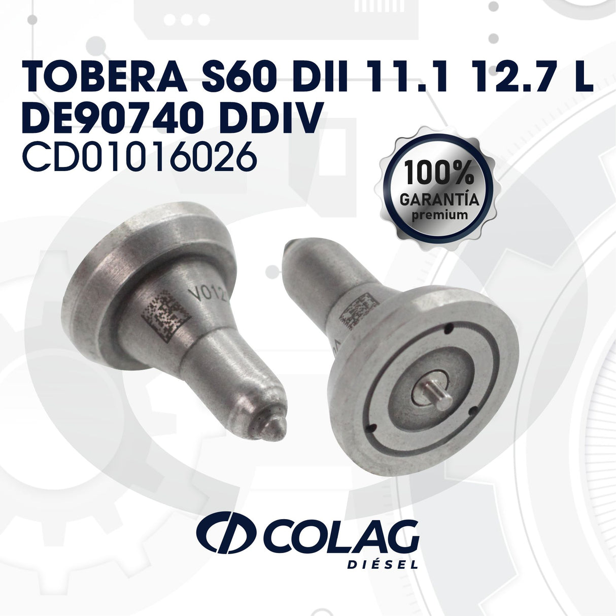 TOBERA S60 DDII 11.1, 12.7 L