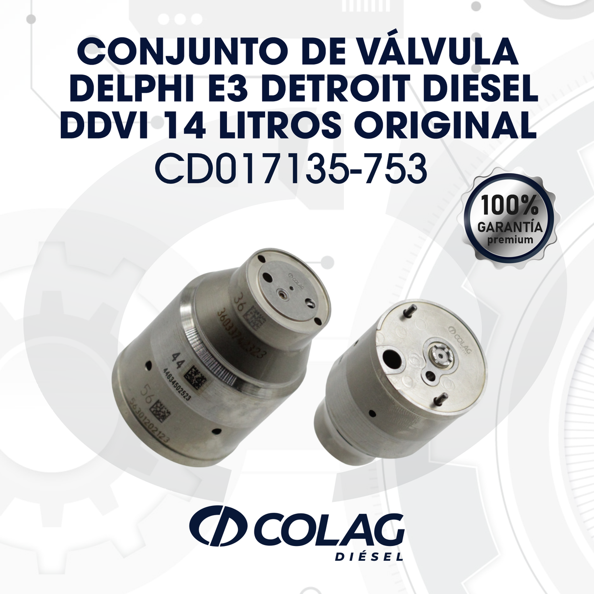 CONJUNTO DE VÁLVULA E3 ORIGINAL DELPHI