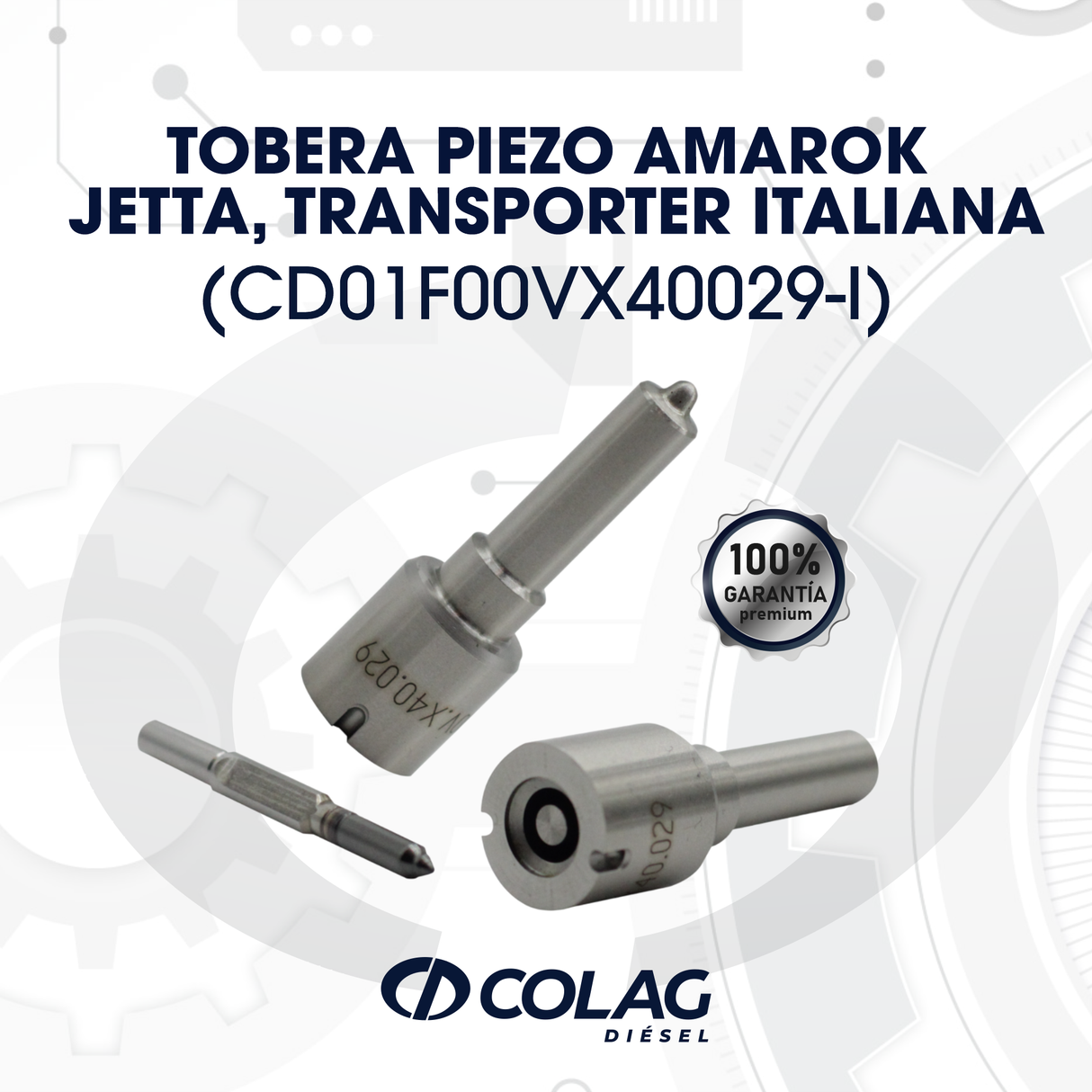 TOBERA PIEZO AMAROK , JETTA, TRANSPORTER ITALIANA