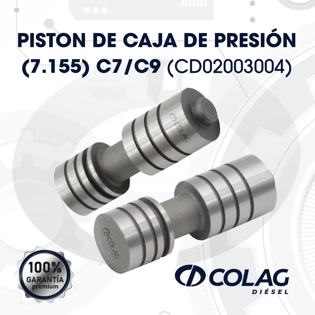 PISTON DE CAJA DE PRESIÓN (7.155) C7/C9