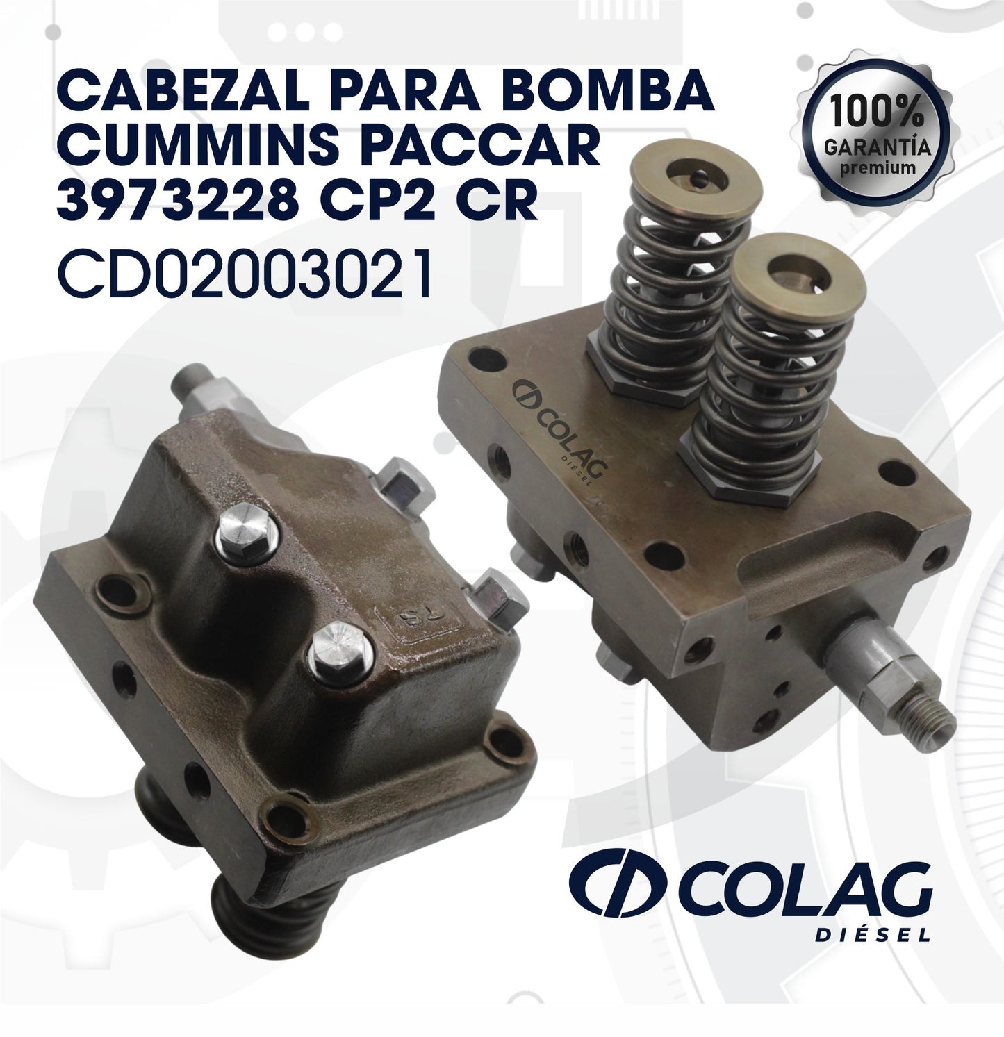 CABEZAL PARA BOMBA CUMMINS PACCAR
