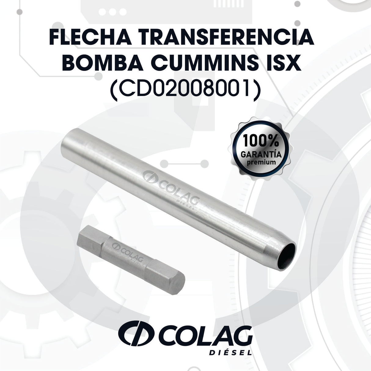 FLECHA TRANSFERENCIA BOMBA CUMMINS ISX