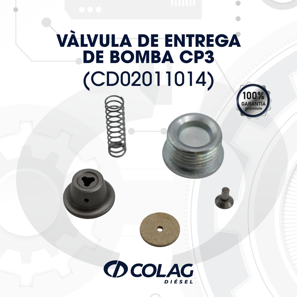 VÀLVULA DE ENTREGA DE BOMBA CP3