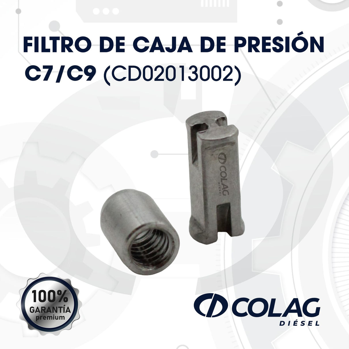 FILTRO DE CAJA DE PRESIÓN BOMBA CAT