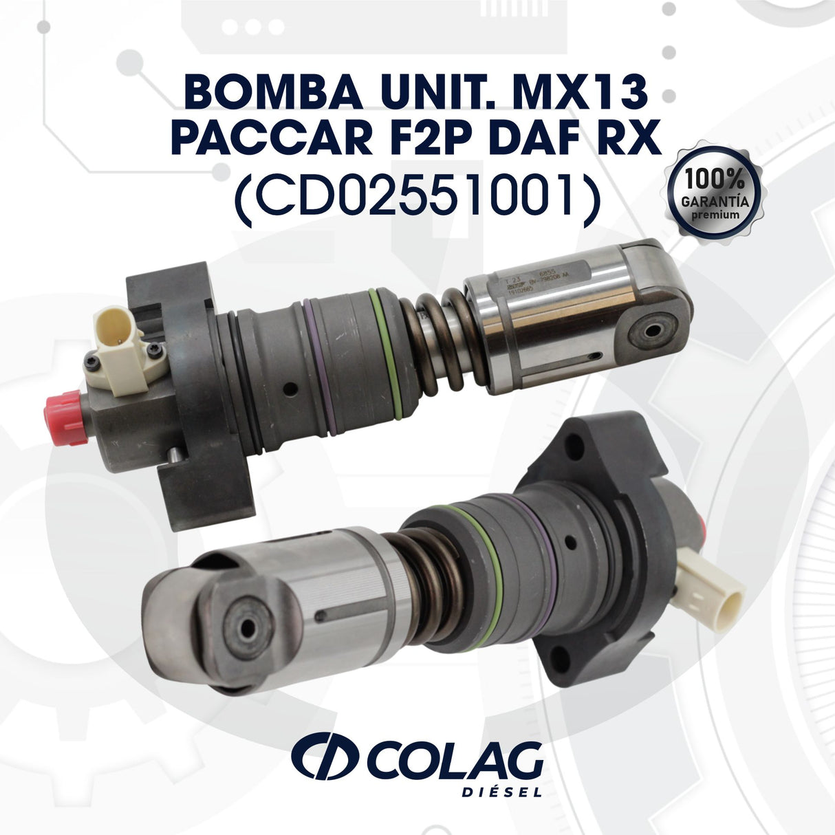 BOMBA UNIT. MX13 PACCAR F2P DAF RX