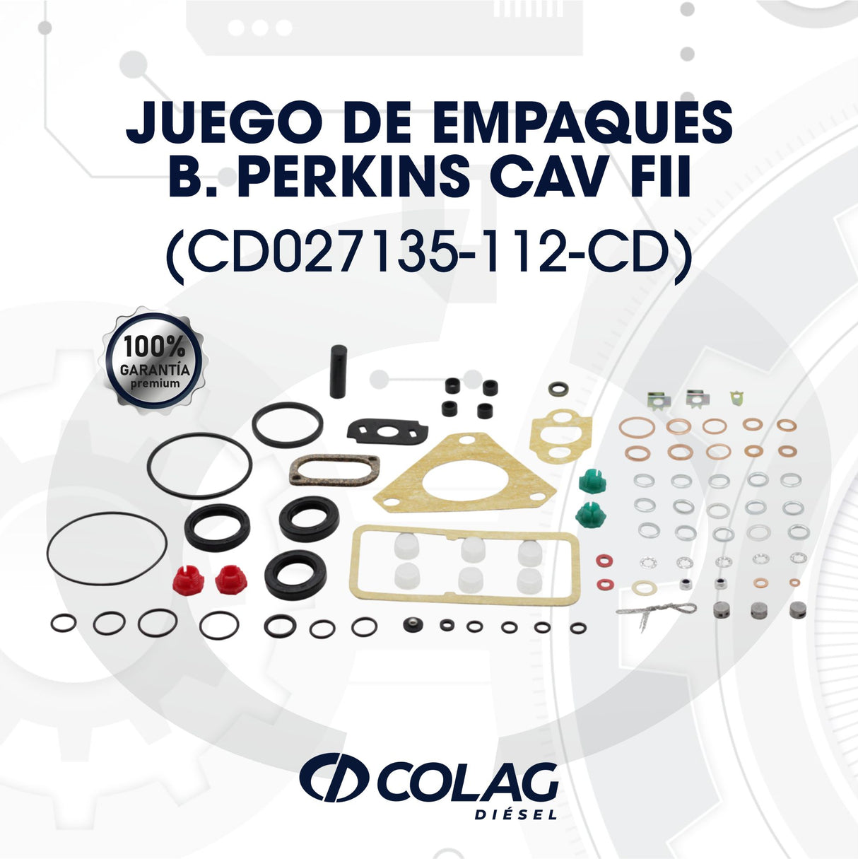 JUEGO DE EMPAQUES B. PERKINS CAV FII