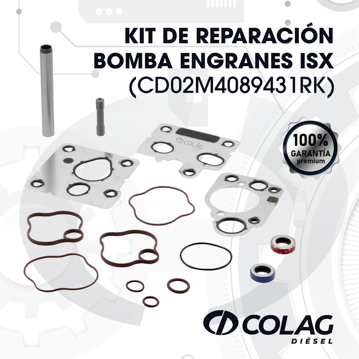KIT DE REPARACION BOMBA DE ENGRANES ISX