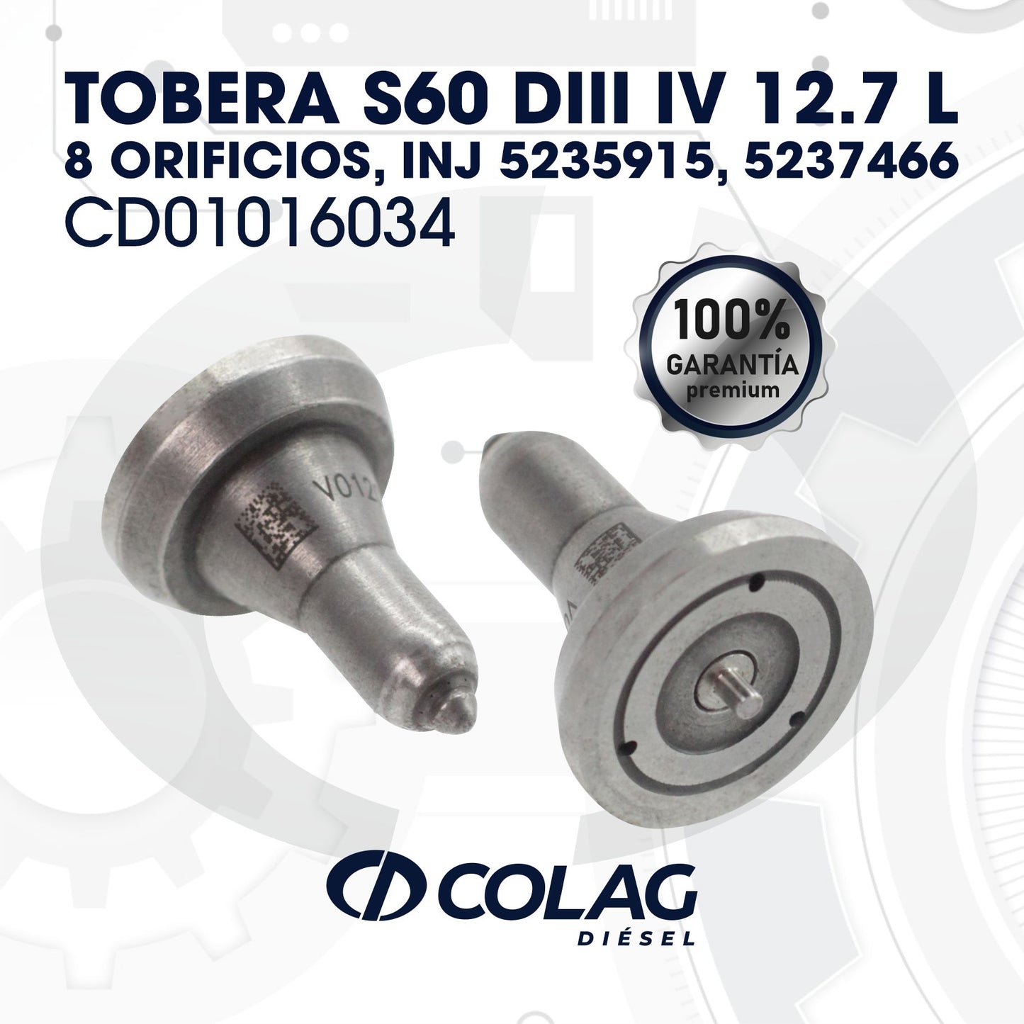 TOBERA S60 DDIII, IV 12.7L