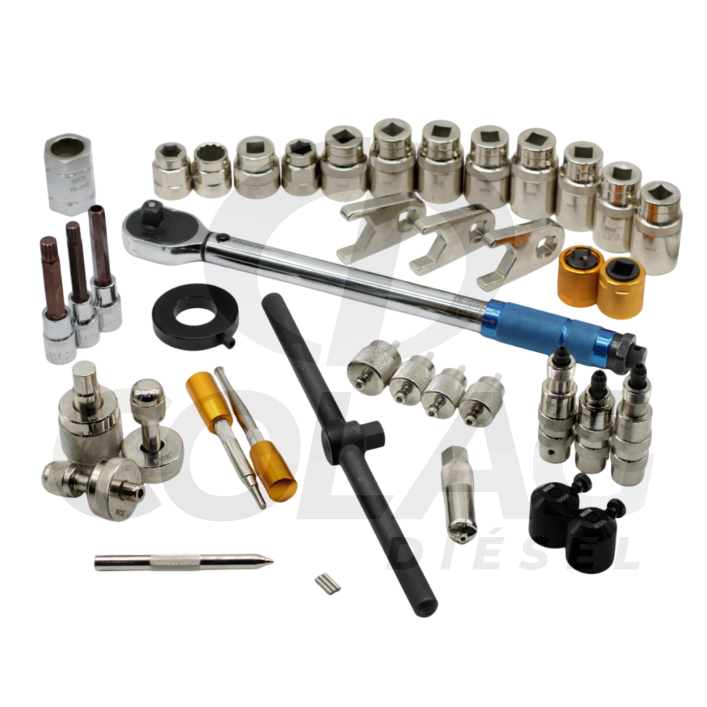 KIT HERRAMIENTAS P/ INYECTOR 38 PZS