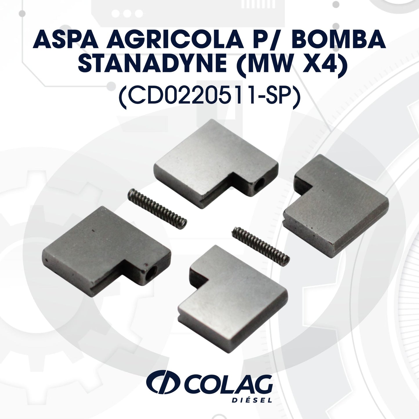 ASPA AGRICOLA P/ BOMBA STANADYNE (MW X4)
