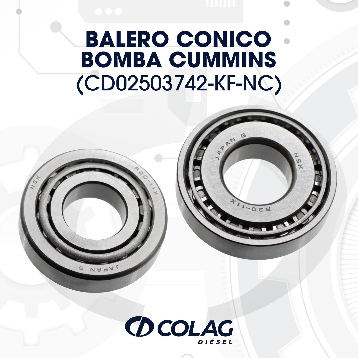 BALERO CONICO BOMBA CUMMINS