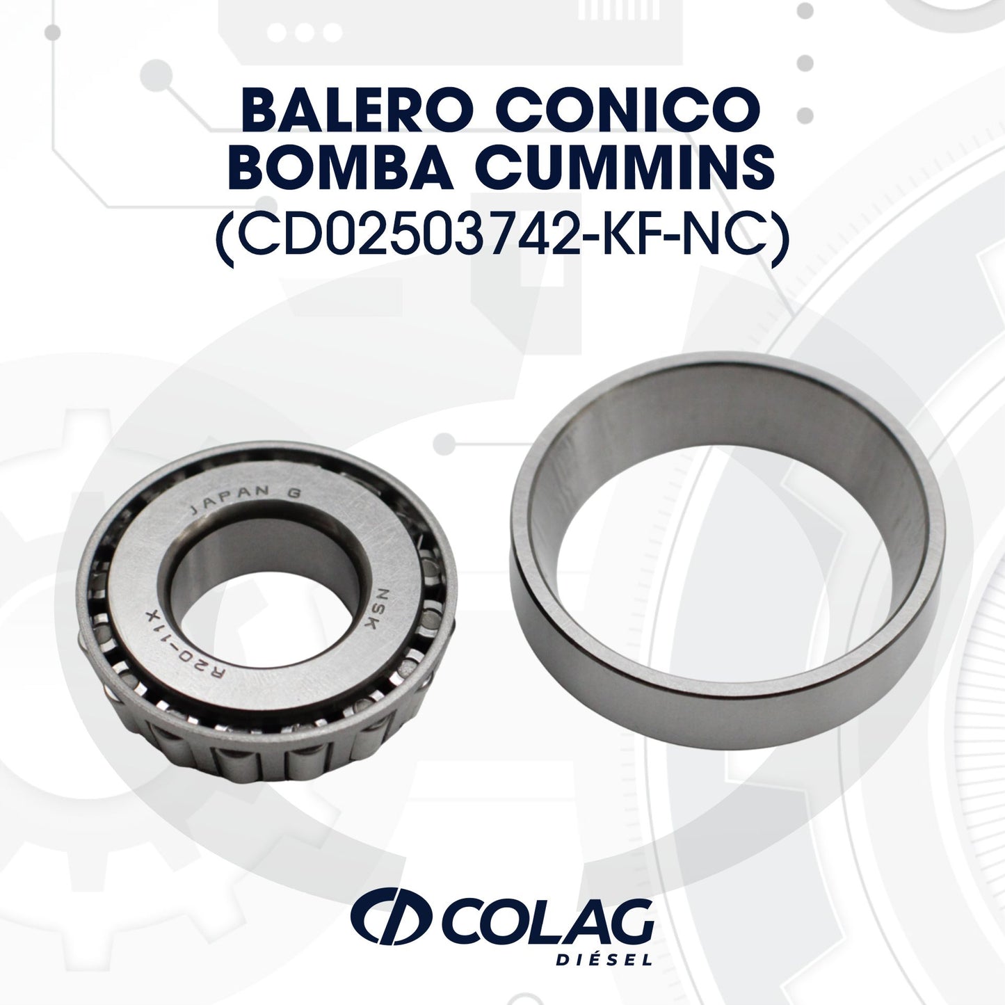 BALERO CONICO BOMBA CUMMINS