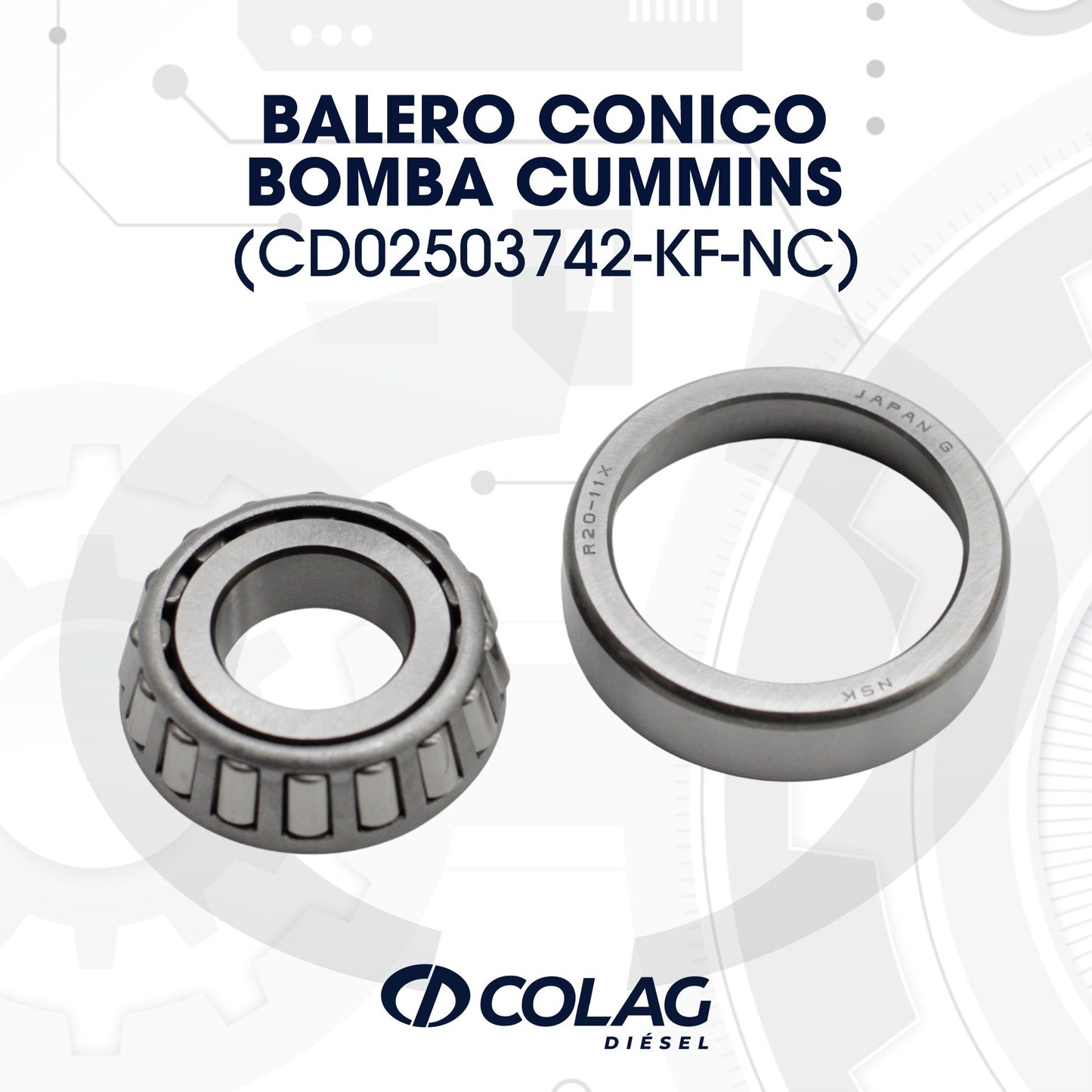 BALERO CONICO BOMBA CUMMINS