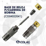 BASE DE RELOJ P/CARRERA DE BOBINA
