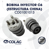 BOBINA INYECTOR C6 (ESTRUCTURA CHINA)