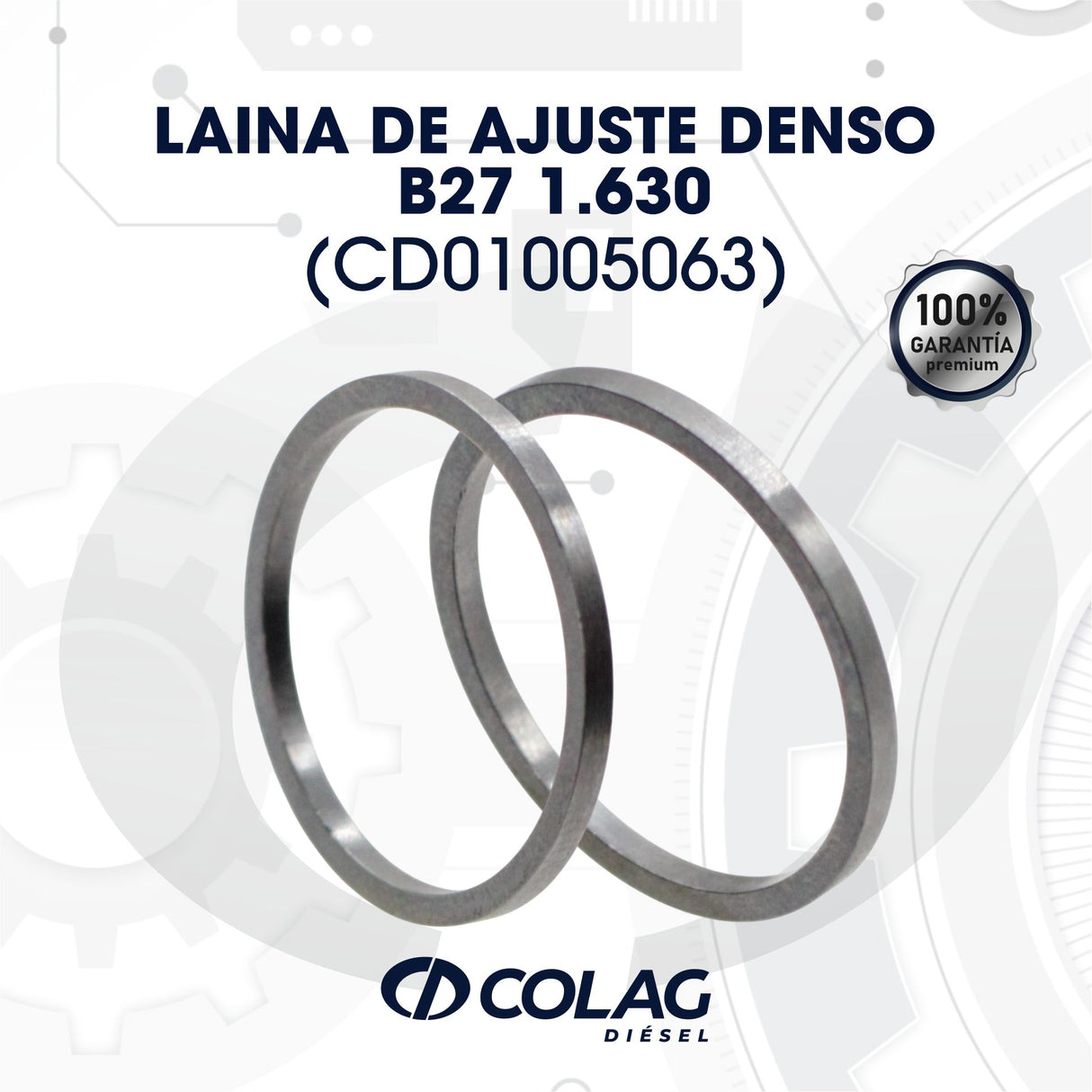 LAINA DE AJUSTE DENSO B27 1.630