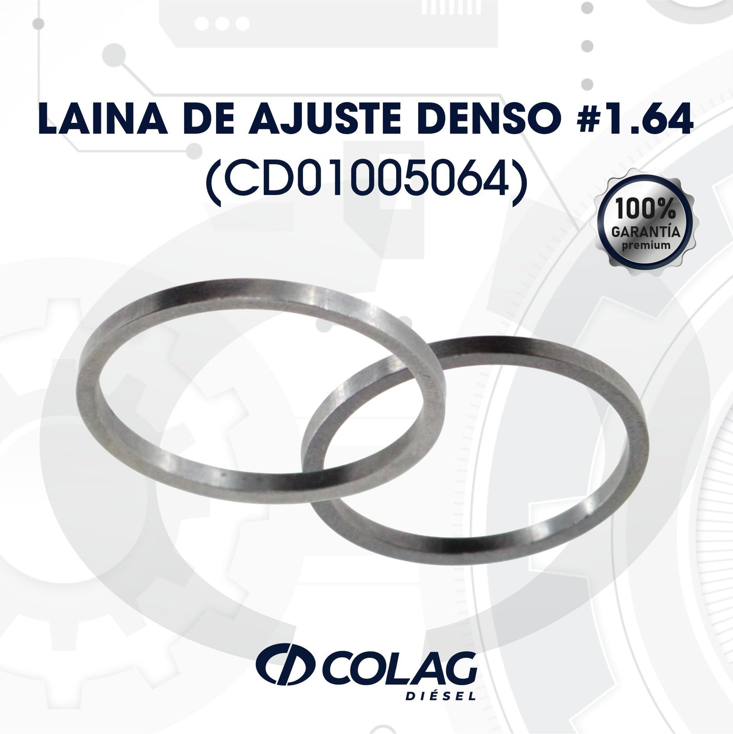 LAINA DE AJUSTE DENSO B27 1.640