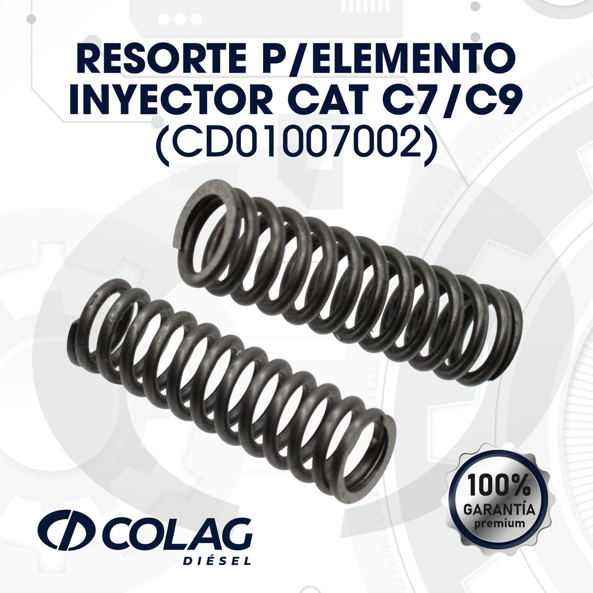 RESORTE P/ ELEMENTO INYECTOR CAT C7/C9