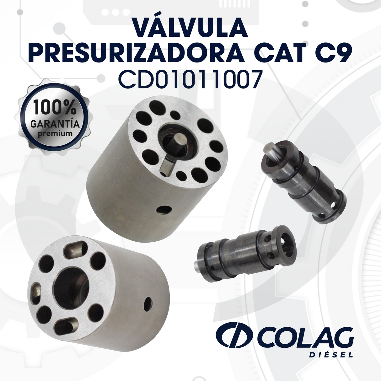 VÁLVULA PRESURIZADORA CAT C9