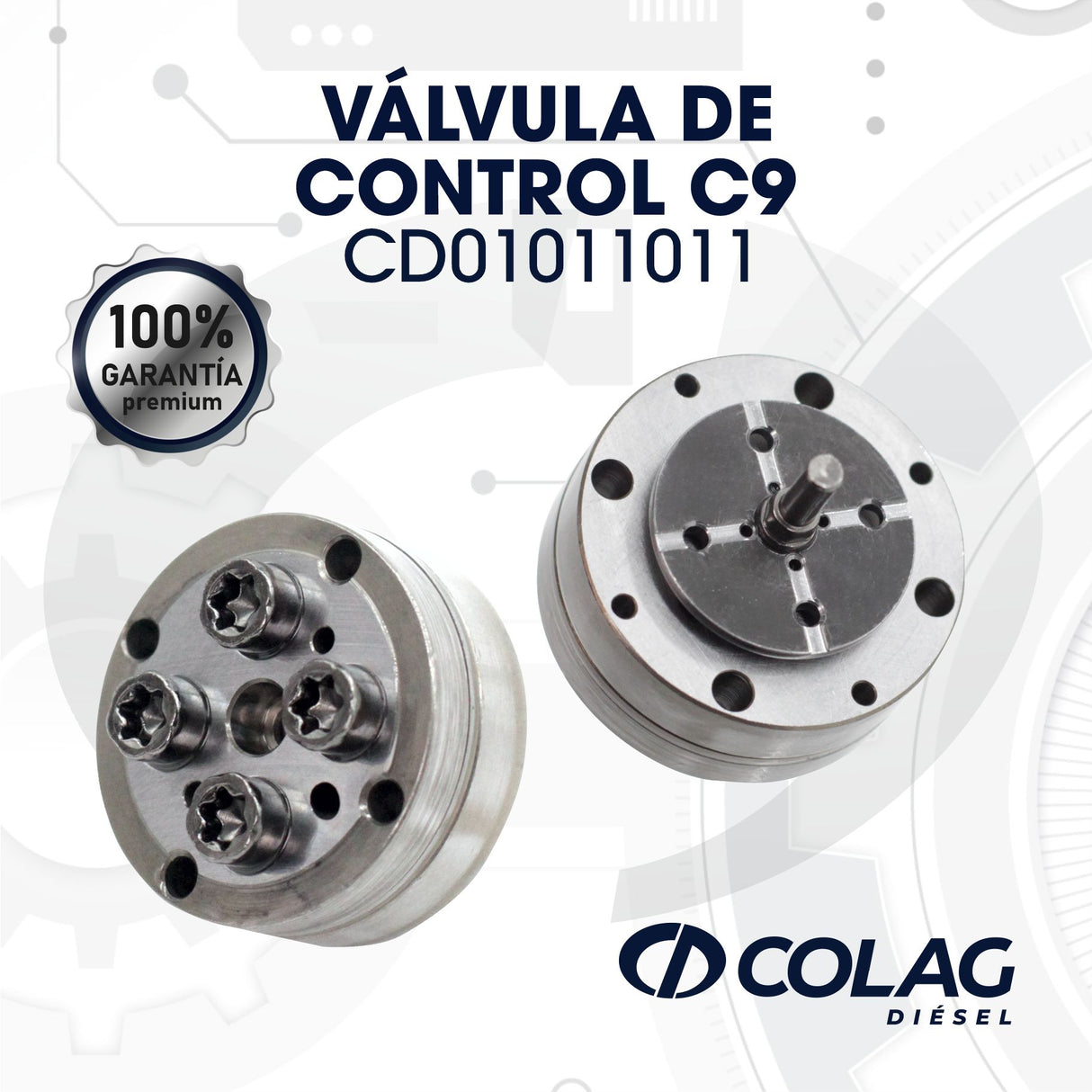 VÁLVULA DE CONTROL C9 PARA INYECTOR