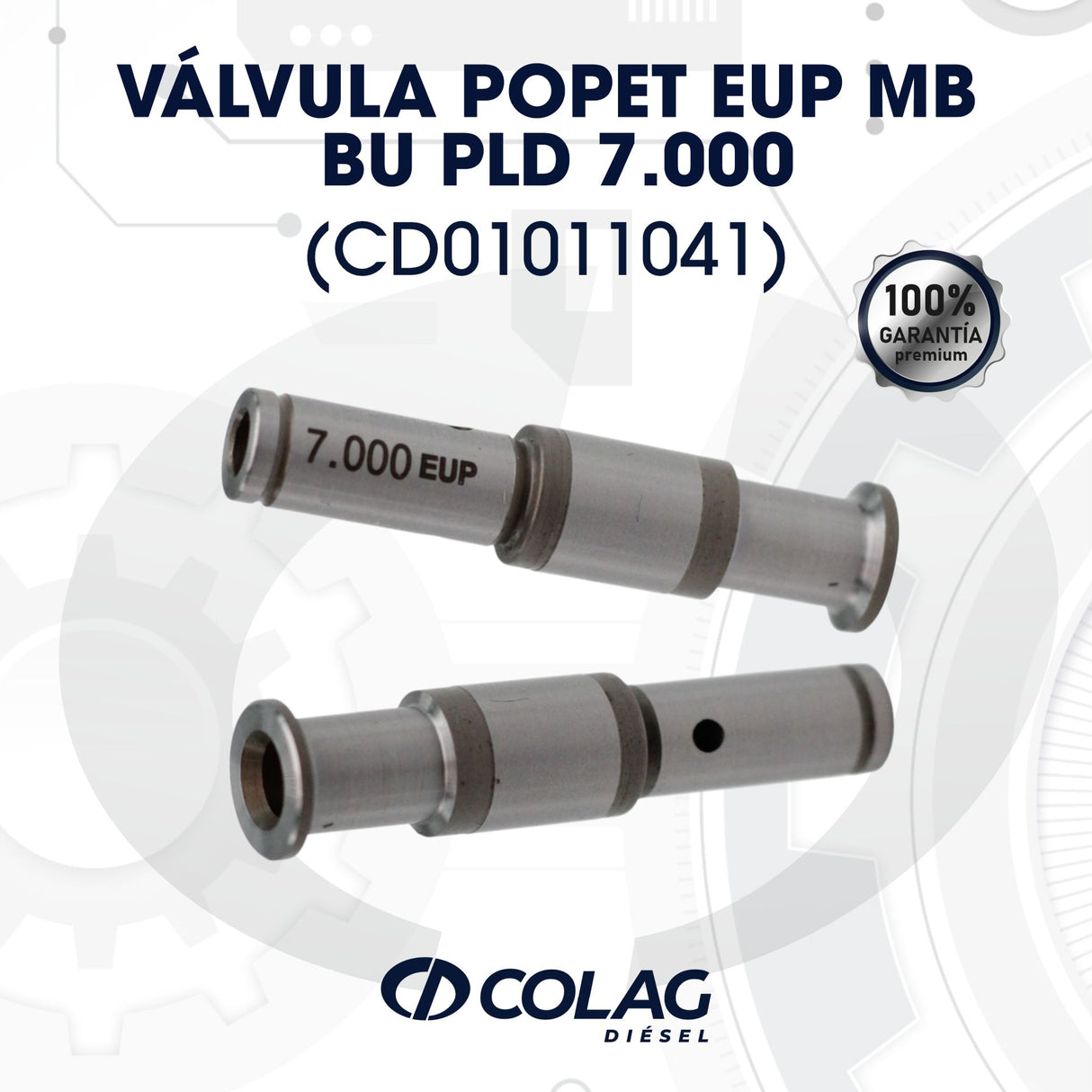 VÁLVULA POPET EUP MB BU PLD 7.000