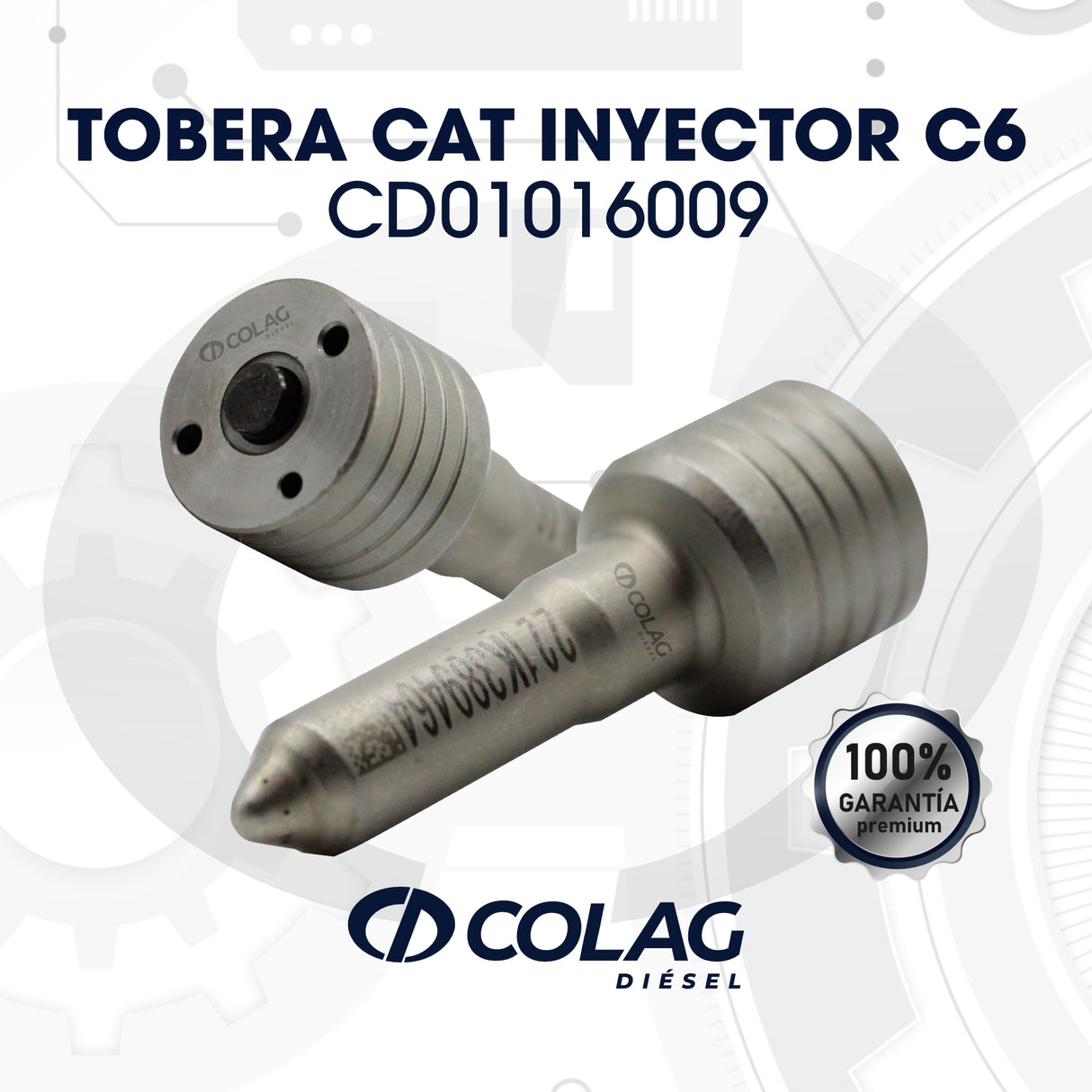 TOBERA CAT INYECTOR C6 (4 RAYAS)