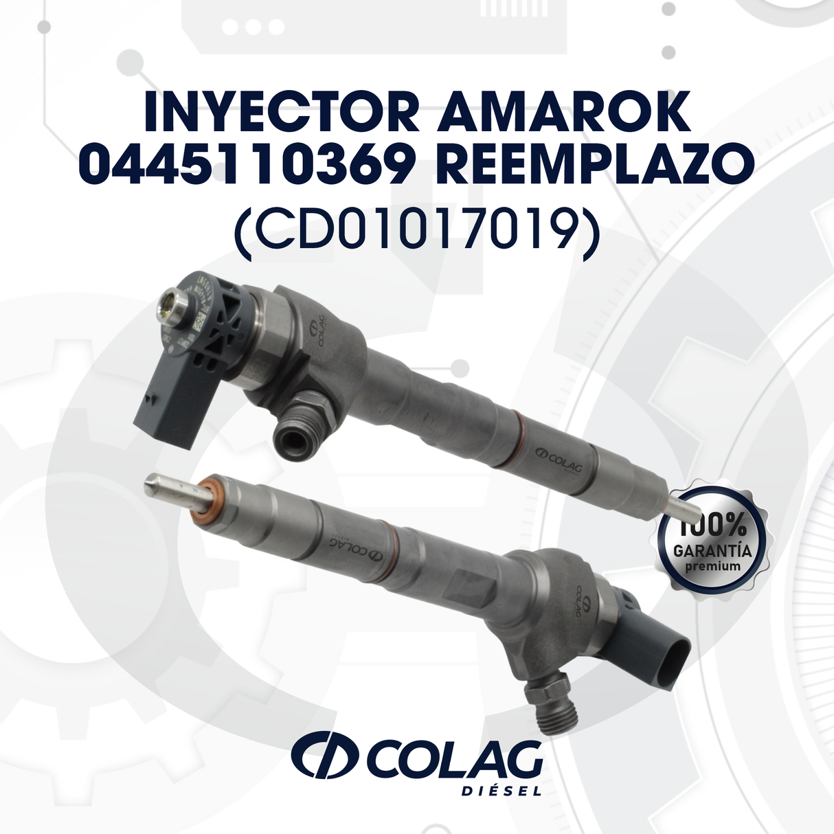 INYECTOR AMAROK 0445110369 REEMPLAZO