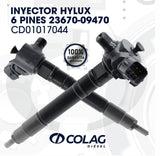 INYECTOR HYLUX 2.8 6 PINES 23670-09470