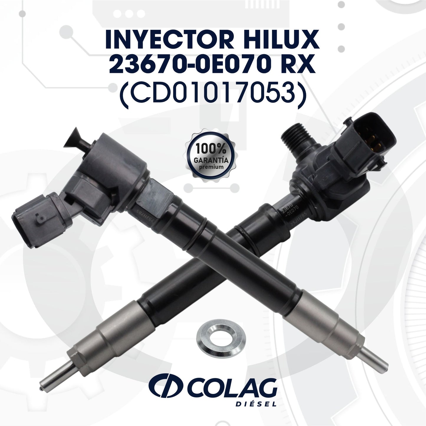 INYECTOR HILUX 23670-0E070 RX