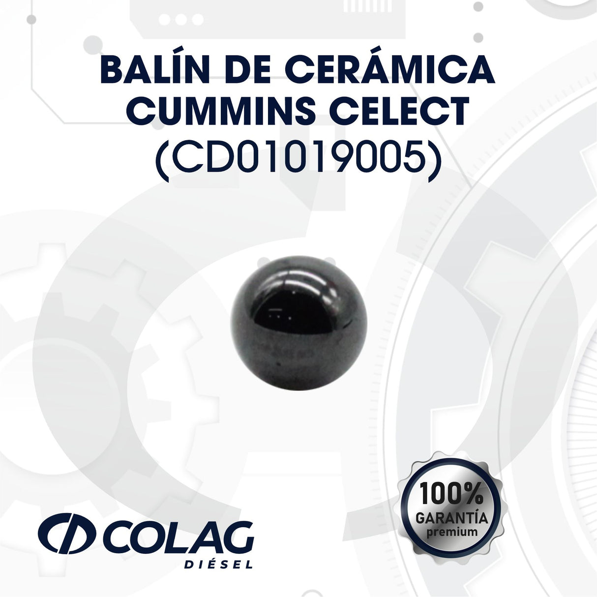 BALIN DE CERAMICA CUMMINS CELECT