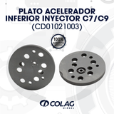 PLATO ACELERADOR INFERIOR INYECTOR C7/C9