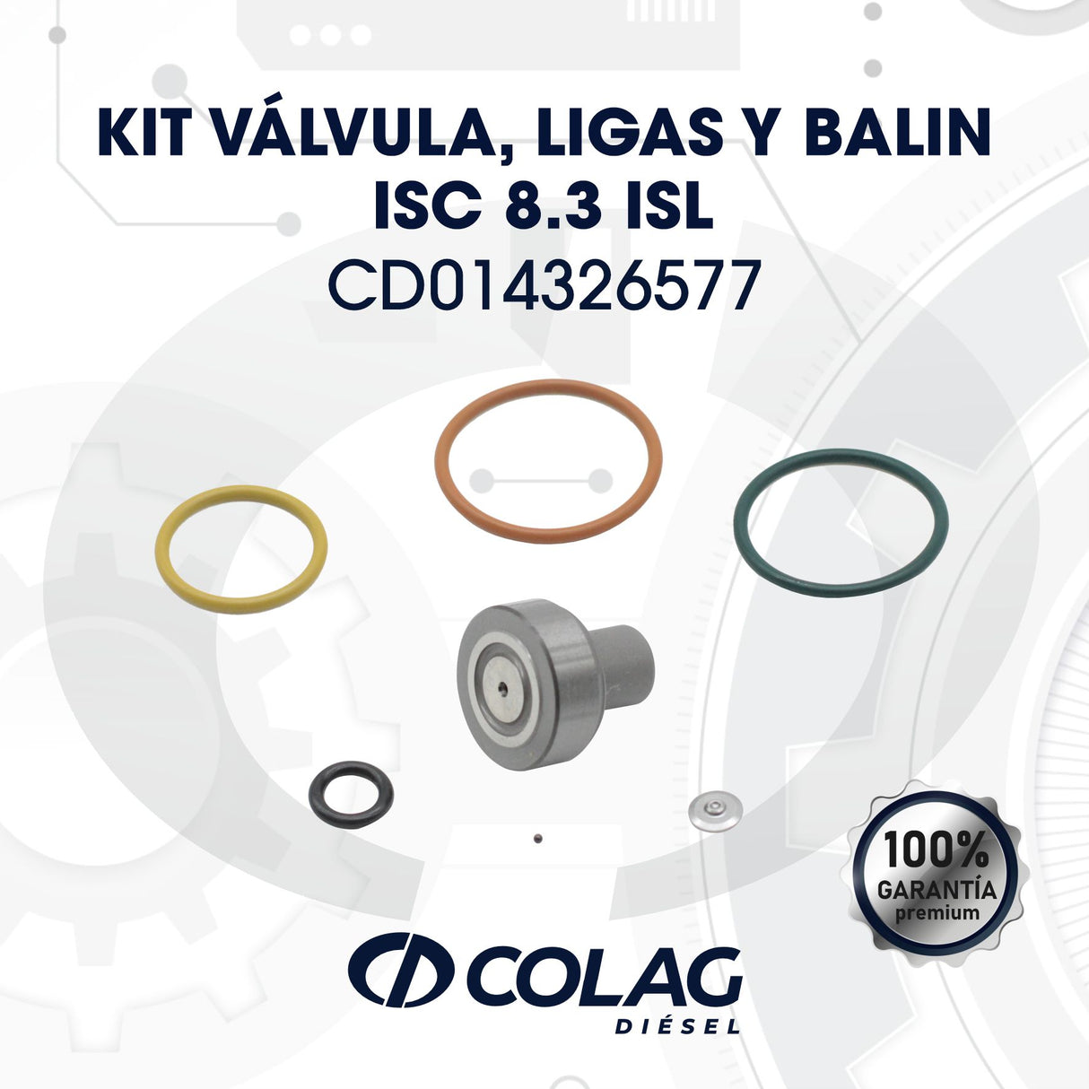 KIT VÁLVULA, LIGAS Y BALIN ISC 8.3 ISL