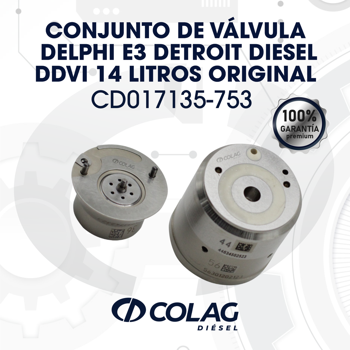 CONJUNTO DE VÁLVULA E3 ORIGINAL DELPHI
