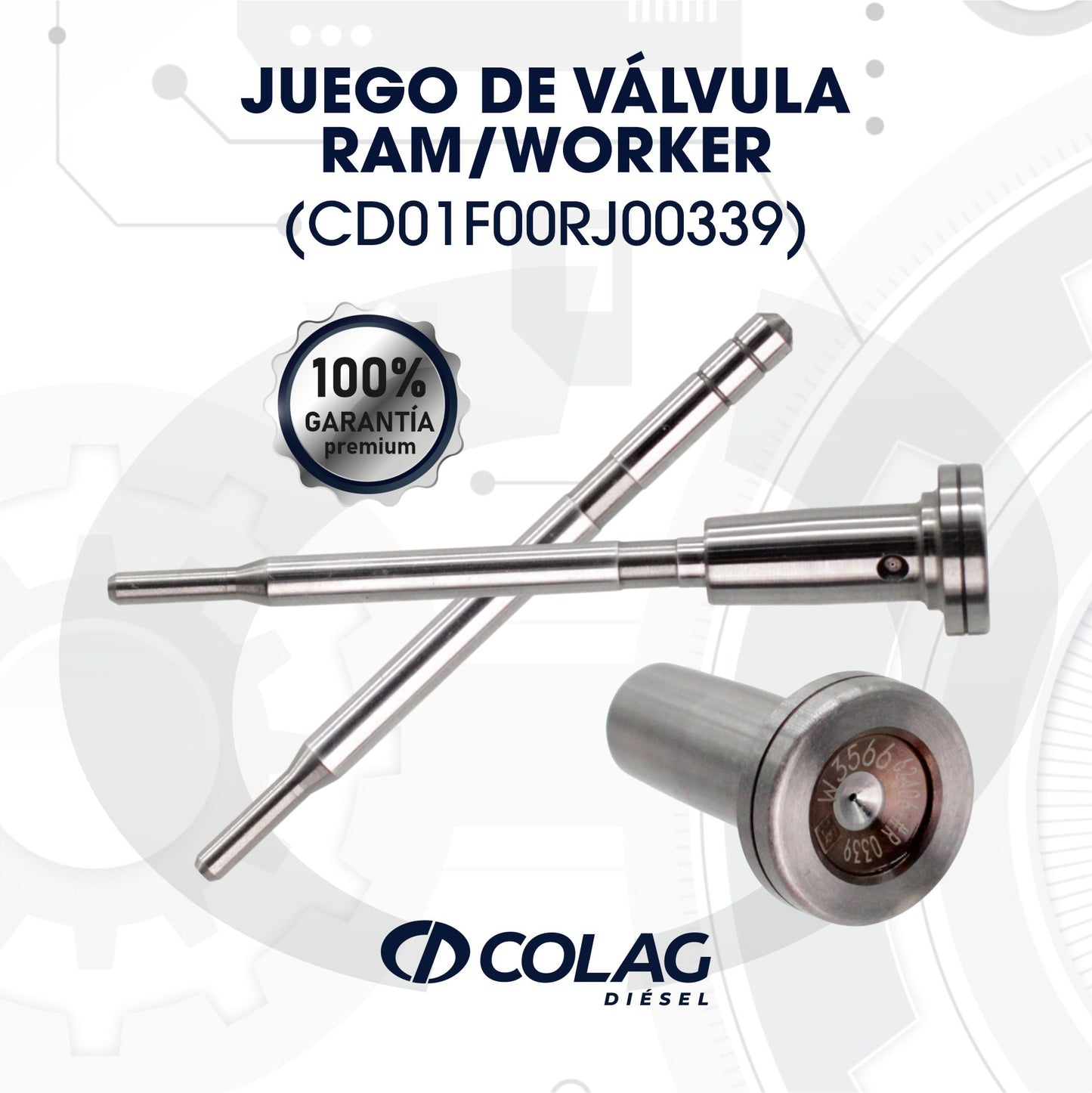 JUEGO DE VÁLVULAS RAM, WORKER