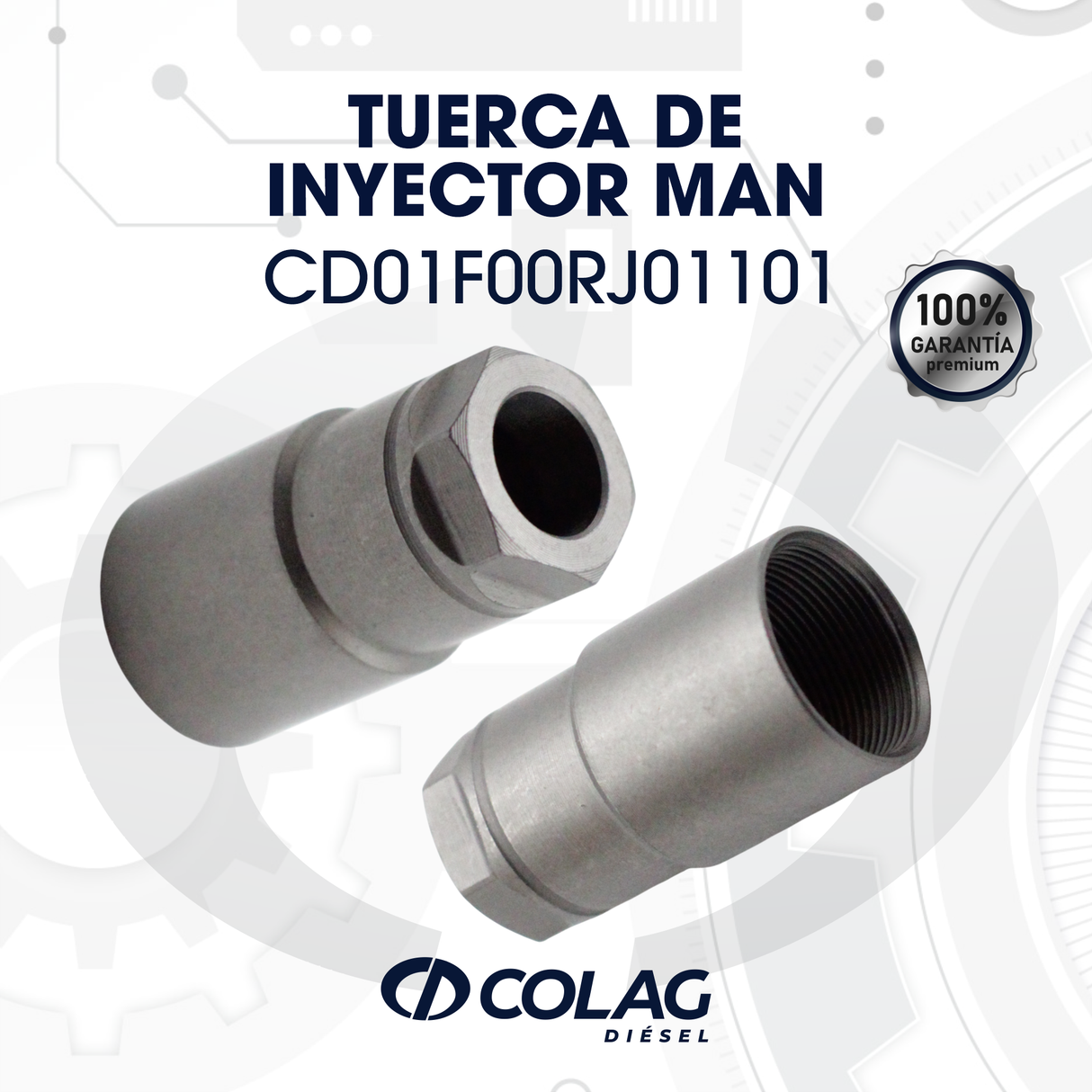 TUERCA DE INYECTOR MAN