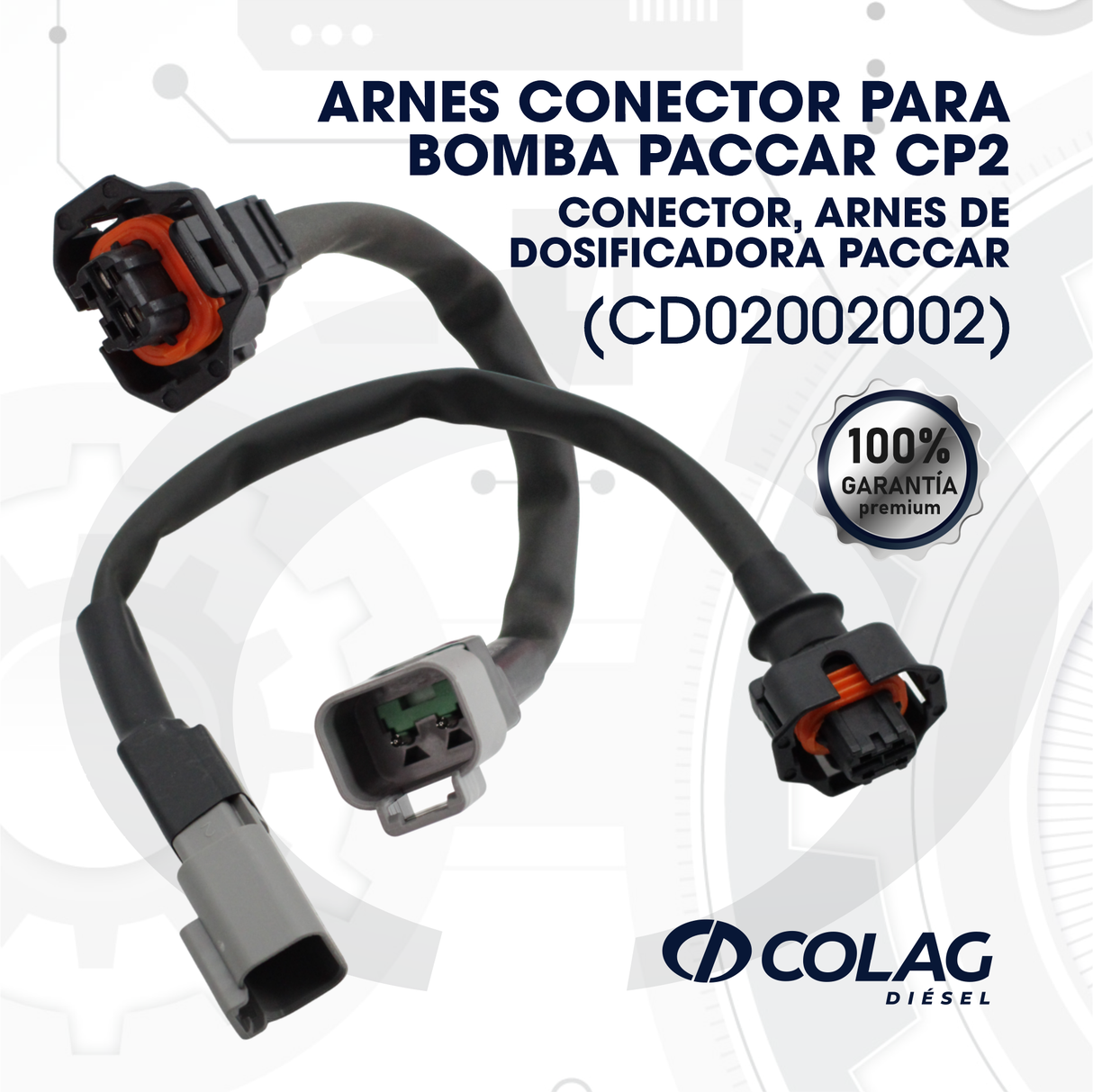 CONECTOR, ARNES DE DOSCIFICADORA PACCAR