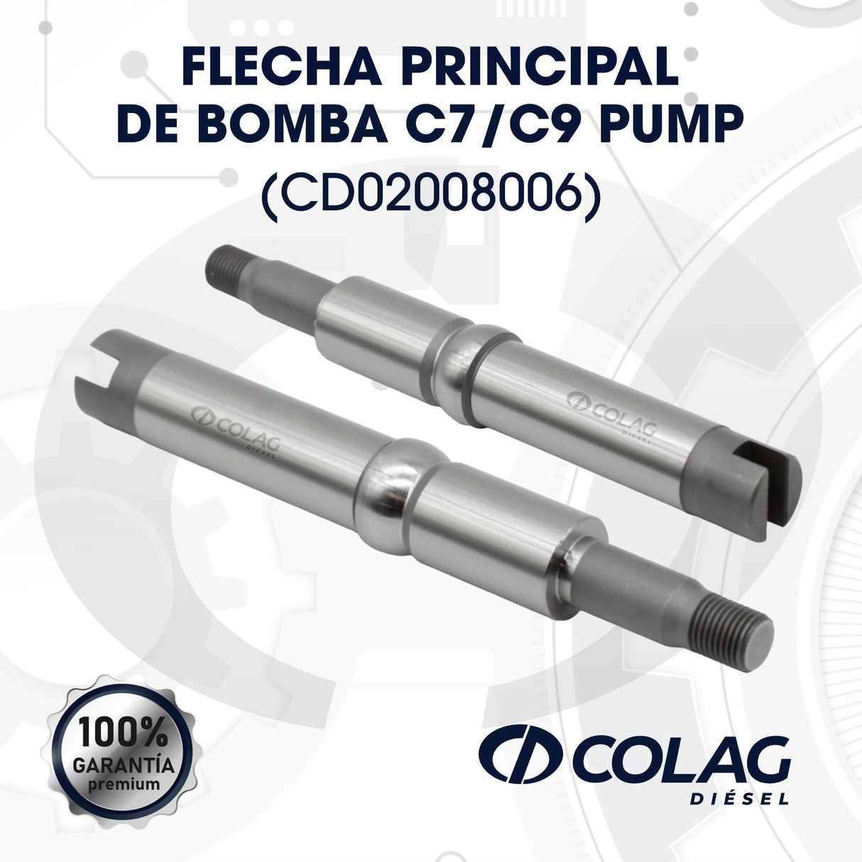 FLECHA PRINCIPAL BOMBA PUMP CAT