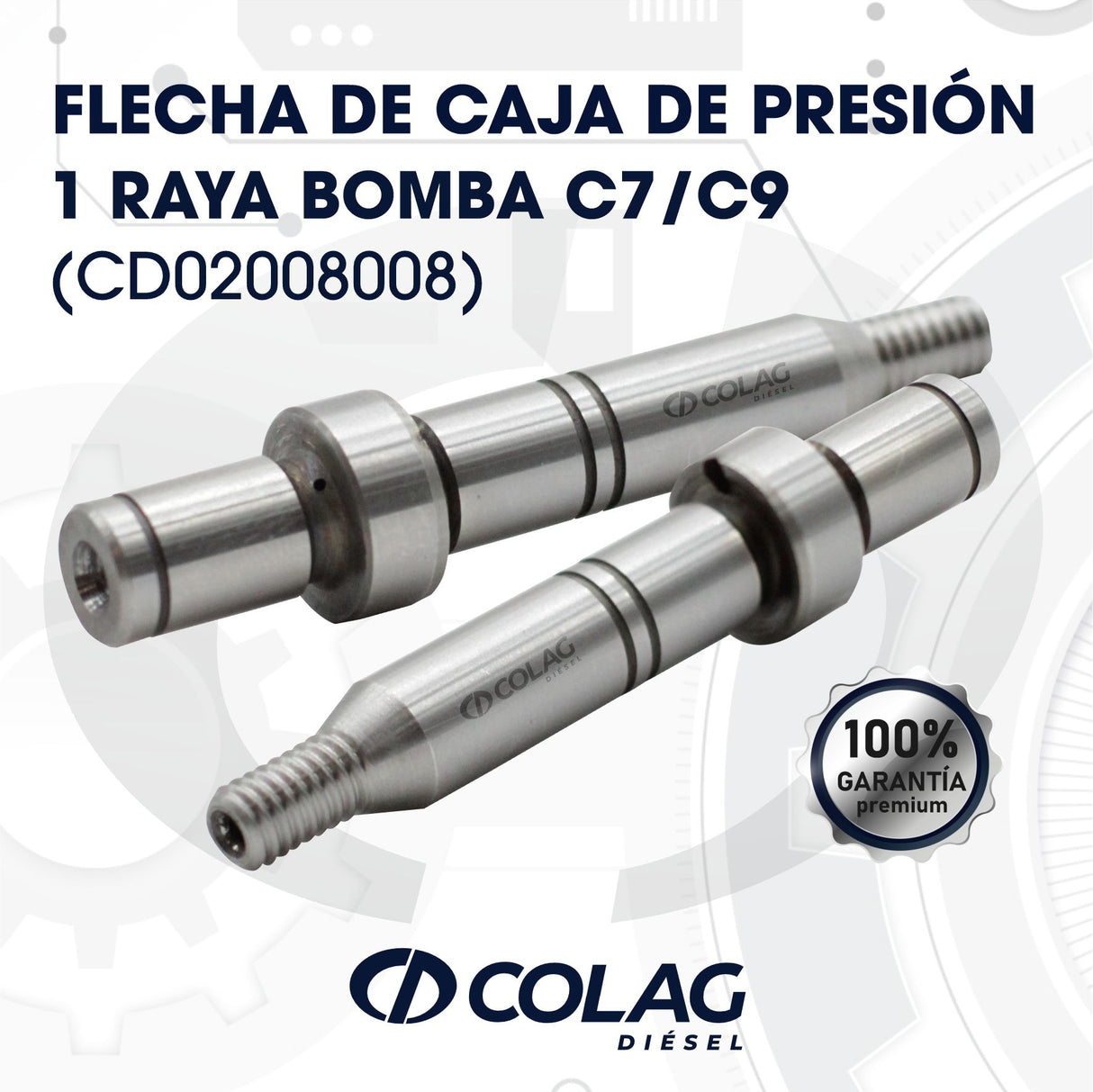 FLECHA CAJA DE PRESIÓN 1 RAYA BOMBA CAT