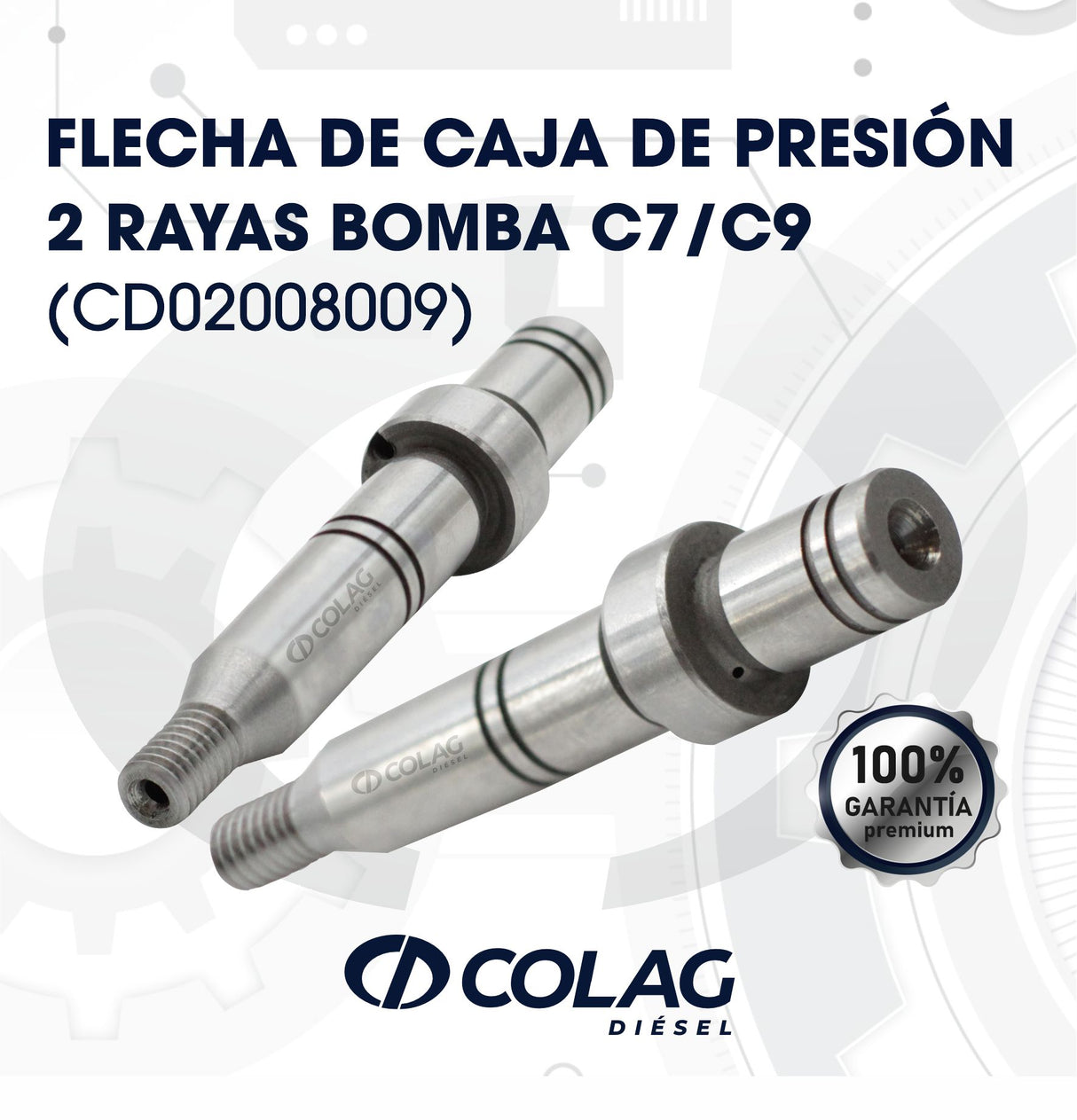 FLECHA CAJA DE PRESIÓN 2 RAYA BOMBA CAT