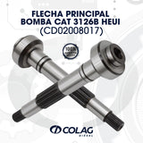 FLECHA PRINCIPAL BOMBA CAT 3126B HEUI