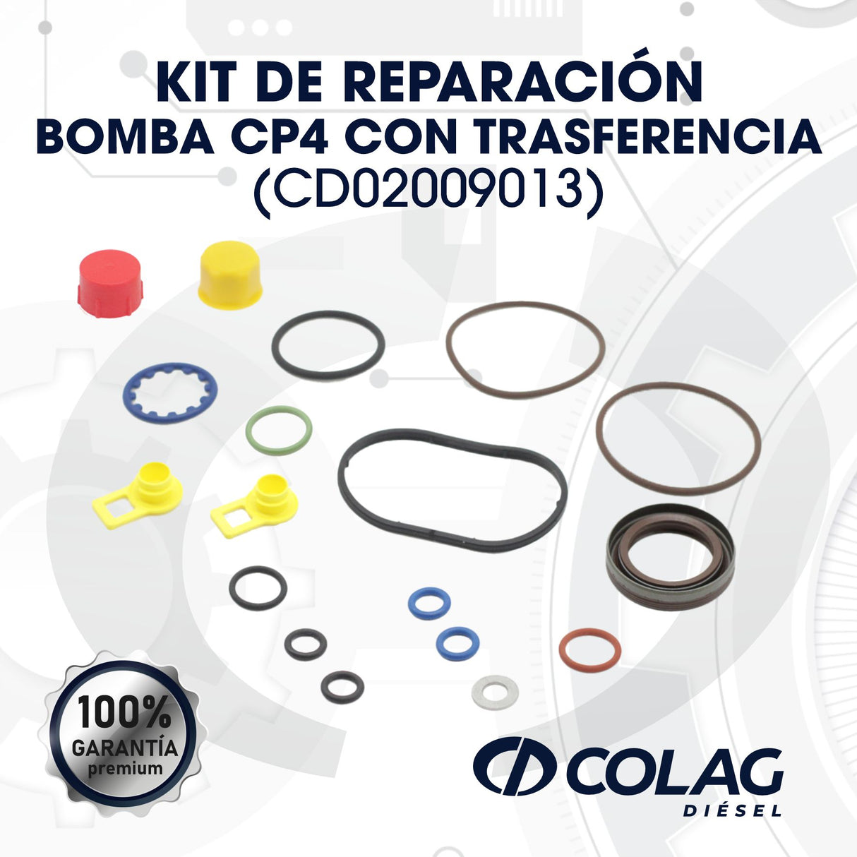 KIT DE REPARACION BOMBA CP4 C/ TRANSFER